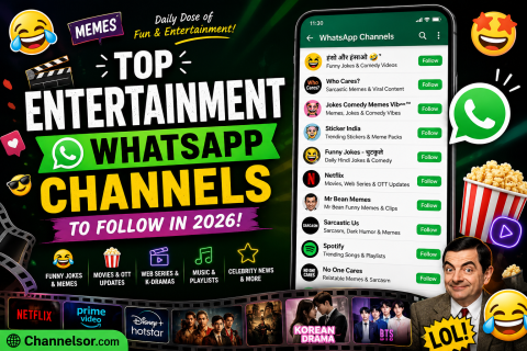 Top 15 Entertainment WhatsApp Channels