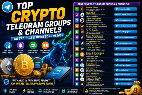Top Crypto Telegram Groups & Channels