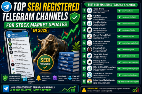 Top SEBI Registered Telegram Channels List