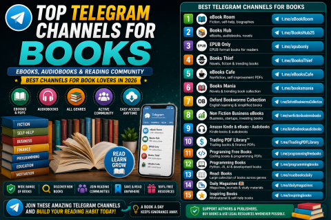 Top Telegram Channels for Books